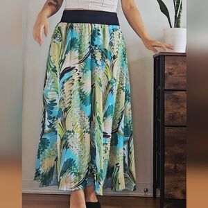 Vtg Linda Lundström Maxi Skirt: 1970s Boho Art-to-Wear, Size M